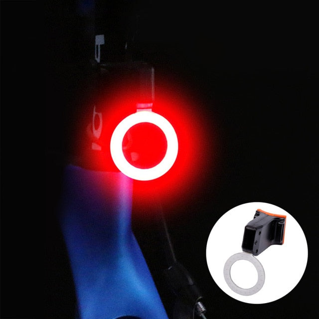USB Charge Flashlight  For Bicycle Light 7 Styles Led Bike Flash Taillight Cycling Night Warning Lights Cyling Lamp